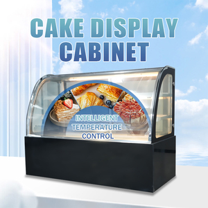 Tủ lạnh hiển thị trường hợp chất lượng cao thương mại bánh hiển thị tủ kính cửa bánh hiển thị tủ lạnh cho bánh - Product Image 2