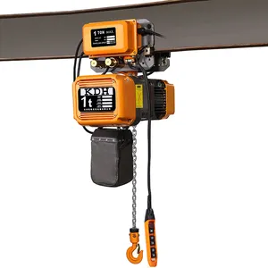 Winch KDH China Manufacturer Electric Chain Hoist 1ton Winch With Chain Block Electric Lifting Equipment