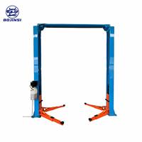 Elevador de Autos de Dos Postes BJS Industrial Premium de 4000 kg con Piso Libre, Liberación Lateral Doble, Equipo de Elevación Hidráulico, Elevación de 1800 mm
