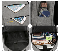 Ensemble de sac à dos 3 pièces tendance pour étudiants, adolescents, loisirs en plein air, voyages, livres, école, ordinateur portable, fermeture éclair, en polyester Oxford