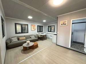Maison préfabriquée extensible en conteneur pliable, 2 à 4 chambres, 20 pieds, 40 pieds, résistance au vent niveau 8, villas, <span class=keywords><strong>logement</strong></span> de luxe - Product Image 4