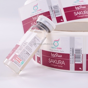 Tùy chỉnh không thấm nước Vinyl mỹ phẩm lọ bao bì nhãn hai lớp dán nhãn - Product Image 4