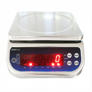 เครื่องชั่งแบบตั้งโต๊ะ Gromy 6กก. 30กก. สแตนเลสสตีล IP68 กันน้ำ พร้อมจอ LED LCD ความแม่นยำ 1 กรัม รุ่น Super-SS ชั่งน้ำหนักแบบดิจิตอล OEM - Product Image 1