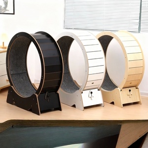 Treadmill kucing yang dapat disesuaikan bahan MDF bergelombang ramah lingkungan desain mewah Modern mainan gerakan interaktif hewan peliharaan - Product Image 6