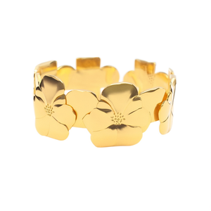Bracelet tendance plaqué or PVD, acier inoxydable 316L, bijoux durables et résistants pour femmes, accessoires - Product Image 2
