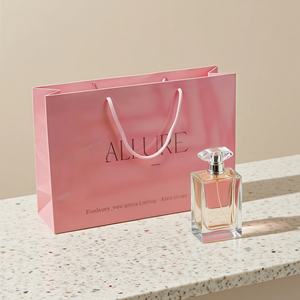 Logo personnalisé, cadeaux biodégradables, sacs en papier pour magasins de vêtements, sacs à chaussures avec poignées, sacs en papier blanc couché - Product Image 5