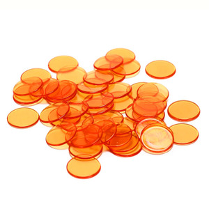 Jetons de <span class=keywords><strong>Poker</strong></span> transparents en plastique jetons de Bingo colorés 24*2mm jetons de comptage vierges ou adultes enfants compteurs de jeu de <span class=keywords><strong>Poker</strong></span> apprentissage - Product Image 4