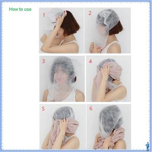 Masque facial non tissé de protection en gros pour le maquillage – Empêche le transfert de taches de fond de teint et de rouge à lèvres sur les vêtements - Product Image 5