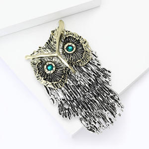 Yeni Seks Yaratıcı Ağır Sanayi Kolye Baykuş Broş Hem Erkekler Hem de Kadınlar için High-<span class=keywords><strong>end</strong></span> Ziyafet Atmosferi Hediye Takı - Product Image 2