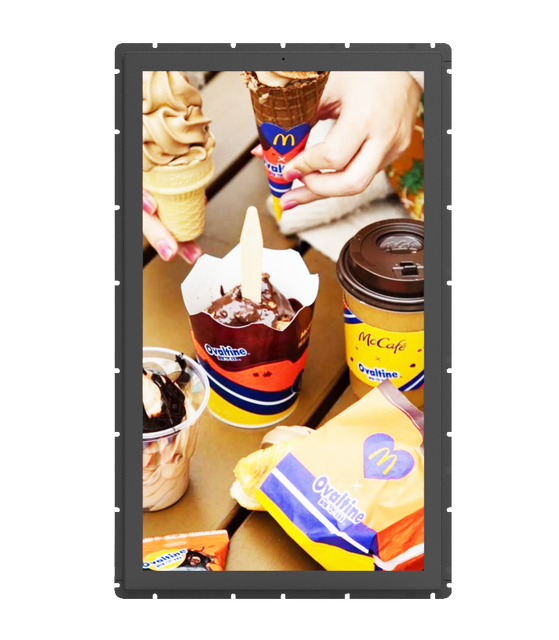 Hot Sale 32 Inch Curved FHD TFT Industrial LCD Panel 1920*1080 Capacitive Touch Screen 2000cd/m2 Embedded Display for Outdoor
