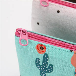 Sac à crayons multifonction en toile pour enfants, étudiants, avec fermeture éclair - Product Image 3