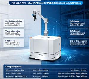 Robot Colaborativo TX007 con Brazo de 7 kg de Carga Útil y Base AMR SLAM para Recolección Móvil y Automatización de Laboratorios - Product Image 1