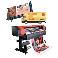 Impresora de Inyección de Tinta de Alta Precisión Xp600 de 1.8m CMYK, Impresora de Banderas Automática de Grado Industrial con 1 Año de Garantía, Nueva