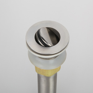 Universal Banheiro Pia Dreno Rolha 304 Aço Inoxidável Pop Up Bacia Escorredor Com Furo Overflow - Product Image 3