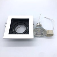 Projecteur halogène à Double tête pour smartphone, cadre lumineux, résiste à l'eau, couleurs blanc et noir