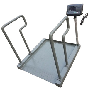 Báscula médica digital Veidt de 300 kg para pacientes sentados, plataforma elevadora ligera, báscula para silla de ruedas TCS-WH Hosp - Product Image 4