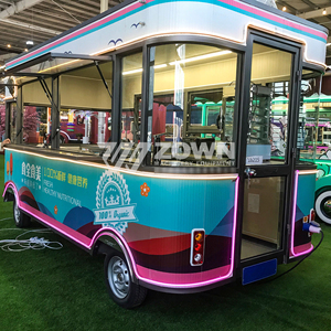 ZOWN Multifunctional <b>Electric</b> Food Cart Full-Equipped Mobile Kitchen Truck <b>BBQ</b>/Fried Food Drinks Outdoor Retail Stall Vehicle - Product Image 6