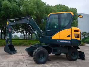 Hw60eco 6 Ton 0,18 M ³ Bakcapaciteit <span class=keywords><strong>Hyundai</strong></span> Wiel Graafmachine Graafmachines Met Yanmar Motor Te Koop - Product Image 2