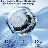 Écouteurs sans fil Air39 TWS, basses haute fidélité, réduction du bruit, casque Bluetooth, écouteurs de jeu, couleur bleue