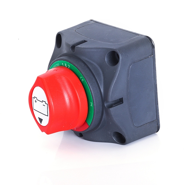 Battery Switch 12-48V Waterproof Heavy Duty Battery Power Cut Master Switch Disconnect Isolator for Car Vehicle RV Marine Boat