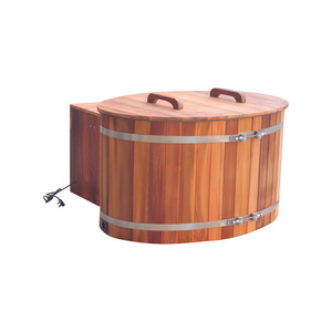 Vapasauna Moderne Extérieure pour Bain Froid en Cèdre Rouge Écologique Autoportante Installation Facile <span class=keywords><strong>Spa</strong></span> Bain de Glace XL Intérieur - Product Image 5