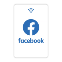 Muestra gratuita de código QR personalizado Tap Business Ins Facebook Social Media RFID Card NFC Google Review Card