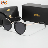 TWOOO T1750 – Nouveauté en gros usine : Lunettes de soleil œil-de-chat polyvalentes, tendance et stylées, protection UV400 haut de gamme