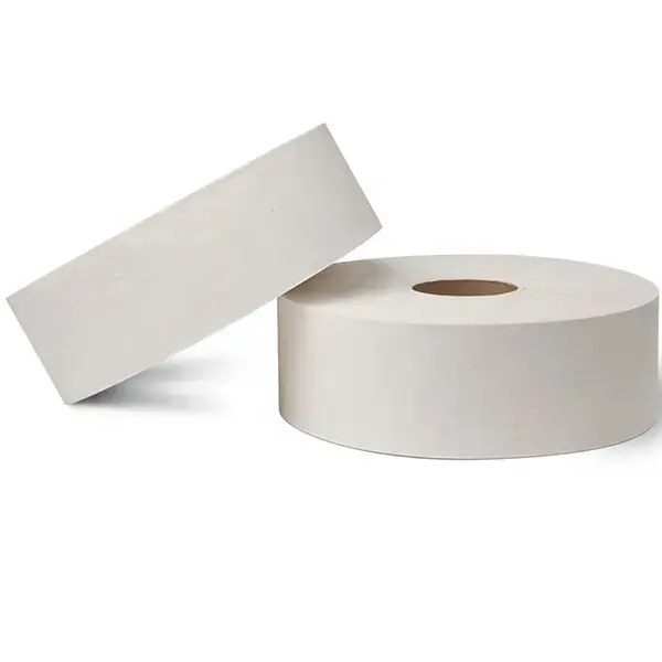 Kertas tisu gulung 9 "Jumbo gulungan tisu kertas toilet virgin OEM di Cina untuk grosir disesuaikan