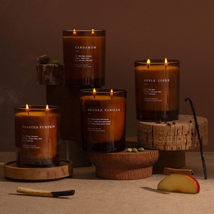 AIKUN Natural Long Burning Triple Wick Scented <b>Candle</b> Jar Home Fragrance OEM ODM Manufacturer for Spa Hotel Home Decor - Product Image 1