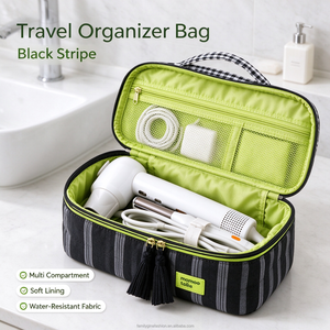 Estuche de Almacenamiento Acolchado Personalizable para Secador de Pelo, Bolsa Organizadora de Viaje para Peluquerí<span class=keywords><strong>a</strong></span>, Salón de Belleza, Venta al Por Mayor de Fábrica - Product Image 1