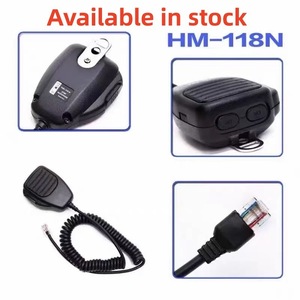 Microphone à main Icom Hm 118n pour 2100h 2200h Ic7000 Ic2720 avec câble spiralé et accessoire audio - Product Image 2