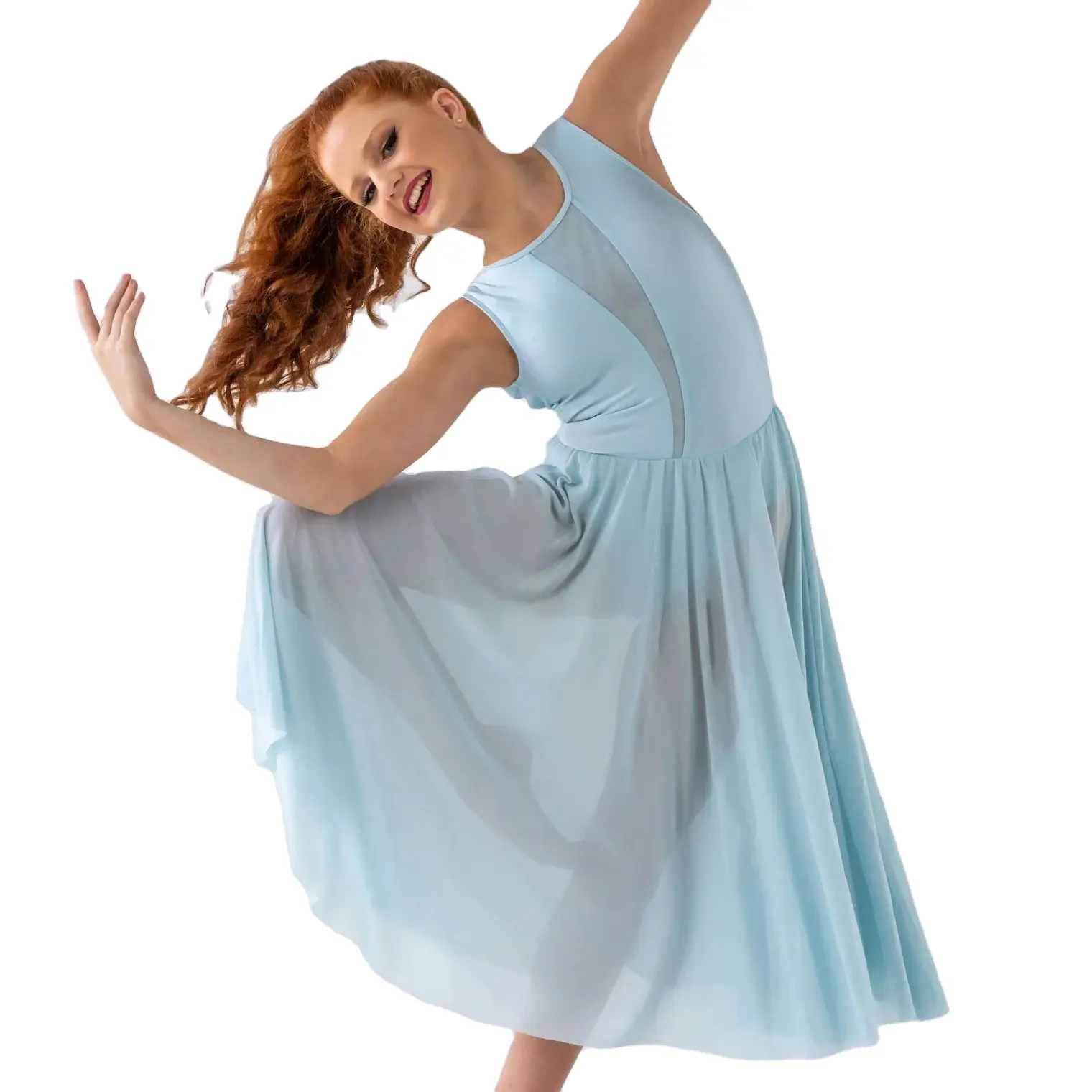 Vente en gros de robe de ballet tu à la mode pour enfants pour filles robe de danse gracieuse costume de scène spandex OEM pour enfants