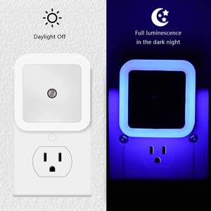 Luz Nocturna Enchufable de 0.5W con Sensor Automático de Oscuridad a Amanecer, Fuente de Luz LED Cálida para Habitación Infantil, Dormitorio, Baño, Guardería - Product Image 3