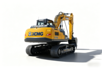 Excavadora de cadenas XE155D usada, 14.6 toneladas, motor Cummins, caja de cambios, bomba de engranajes, modelo 2020, máquina de construcción para terraplenes