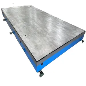 Yüksek kaliteli özelleştirilmiş dökme demir t-yuvası masa platformu Premium yüzey plakası