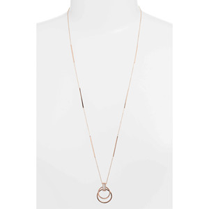 Collar con colgante abierto de cristal, más colores disponibles - Product Image 6