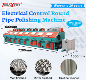 <span class=keywords><strong>MAXDO</strong></span> Auto Machine à polir les tubes à 8 têtes Machine à polir les tubes ronds en acier inoxydable - Product Image 4