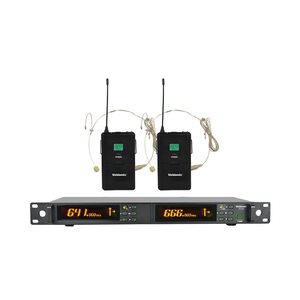 Sistema de micrófono inalámbrico de solapa profesional X8II Veida UHF True Diversity para presentaciones en escenario - Product Image 2