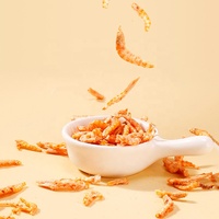 Nourriture pour animaux de compagnie, poissons d'aquarium, fruits de mer, krill lyophilisé, eau douce et eau de mer