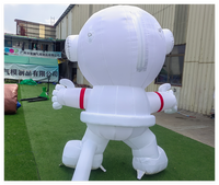 Mascotte gonflable géante de 6 m (20 pi) pour publicité, design personnalisé, personnage de dessin animé coloré, astronaute gonflable