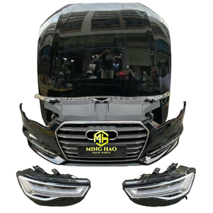 Kit de carrocería de nariz delantera de coche usado para <span class=keywords><strong>Audi</strong></span> <span class=keywords><strong>A6</strong></span>, incluye parachoques delantero y trasero, faros delanteros, luces antiniebla, piezas automotrices - Product Image 2