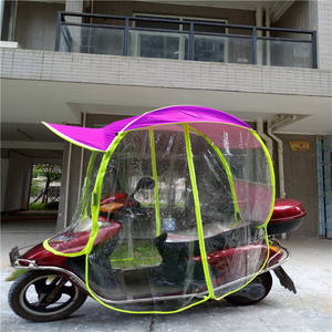 TX1017 parapluie de scooter à couverture complète parapluie de vélo électrique imperméable coupe-vent parasol moto parapluie pour la <span class=keywords><strong>pluie</strong></span> - Product Image 3