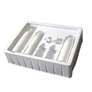 Custom Vacuum Forming Cosmetic Plastic Flocking Blister Packaging Tray