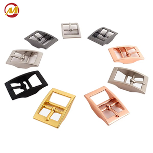 Venta al por mayor personalizado perro Collar Hardware bolsa accesorios Aleación de Zinc Metal doble barra cinturón hebilla Pin hebilla para collares de perro - Product Image 2