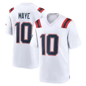 Bán buôn New England bóng đá Jerseys 10 Drake maye 12 Tom Brady 15 ezekiel Elliott 4 Bailey zappe ngắn cộng với kích thước khâu - Product Image 6