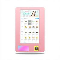 Distributeur automatique de boissons et de snacks noir, entièrement automatique, économique et populaire, pour le commerce en Allemagne