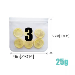 Muestra gratis sellado en caliente transparente PEVA Stand Up bolsa para bolsas de almacenamiento de alimentos - Product Image 6