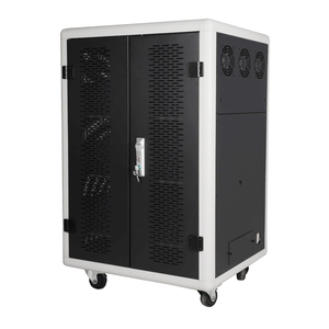 Chariot de recharge mobile pour salles de classe scolaires, 20 emplacements pour ordinateurs portables, tablettes et Chromebooks, avec protection contre la surcharge et arrêt automatique - Product Image 5