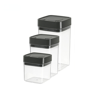 Recipiente Redondo Hermético de Plástico de Grado Alimenticio Libre de BPA <span class=keywords><strong>Vacare</strong></span>, Sellado al Vacío, Apertura con un Botón, Organización de Despensa de Cocina - Product Image 5