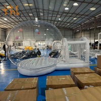 Gorila inflable de PVC de alta calidad, castillo hinchable para niños, casa de burbujas inflable con fondo hinchable